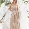 Sona -chryso entypwsiako jumpsuit