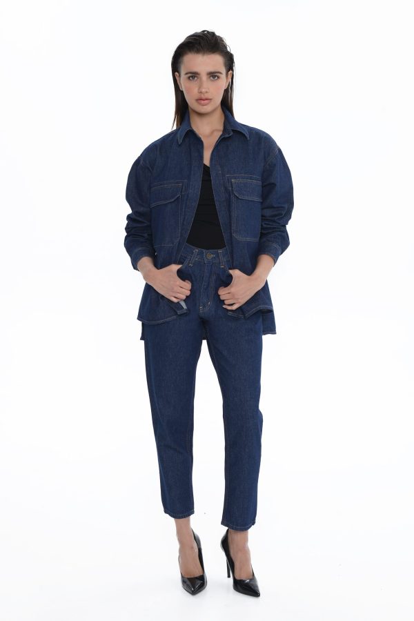 Veronica Jacket Blue Rain