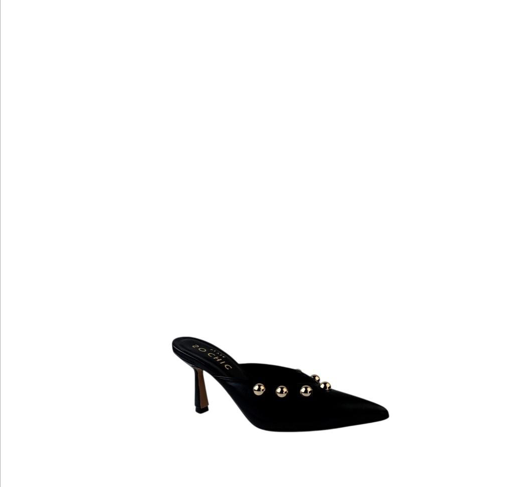 CECILIA BLACK MULE