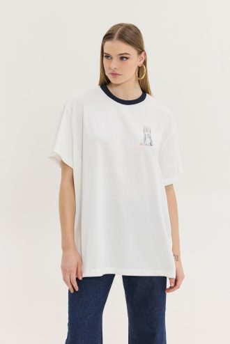 Cheetah T-shirt Off White (Panigyri)