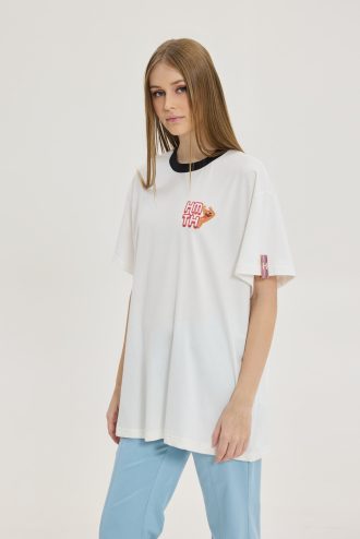 Cheetah T-shirt Off White (Dog Days)