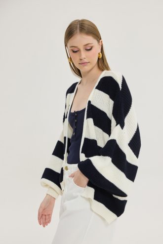 Milou Cardigan (Nautica Stripes)