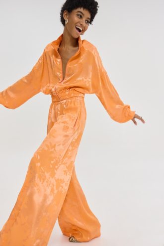 Peacock Pants (Orange)