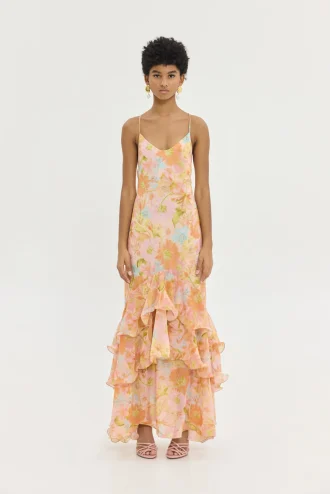 Olsi Dress (Peach)