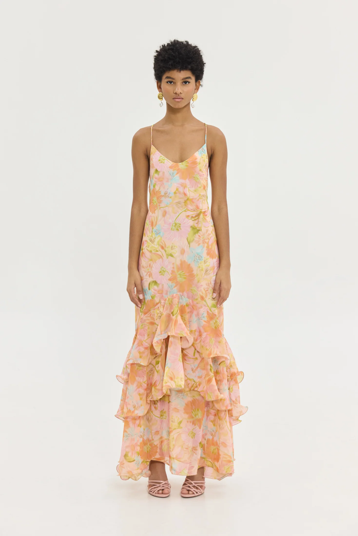 Olsi Dress (Peach)