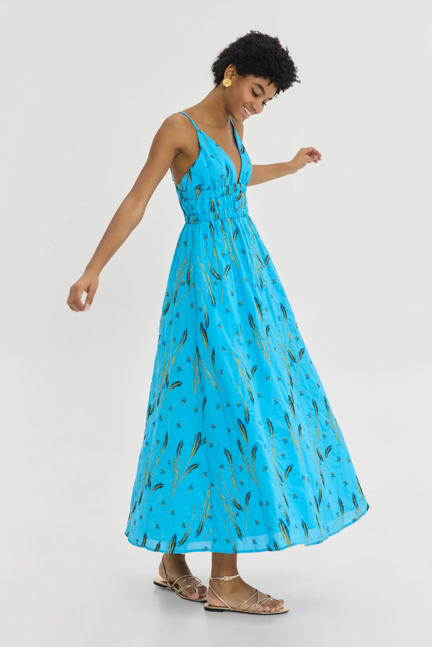 Iriana Dress (Turquoise)