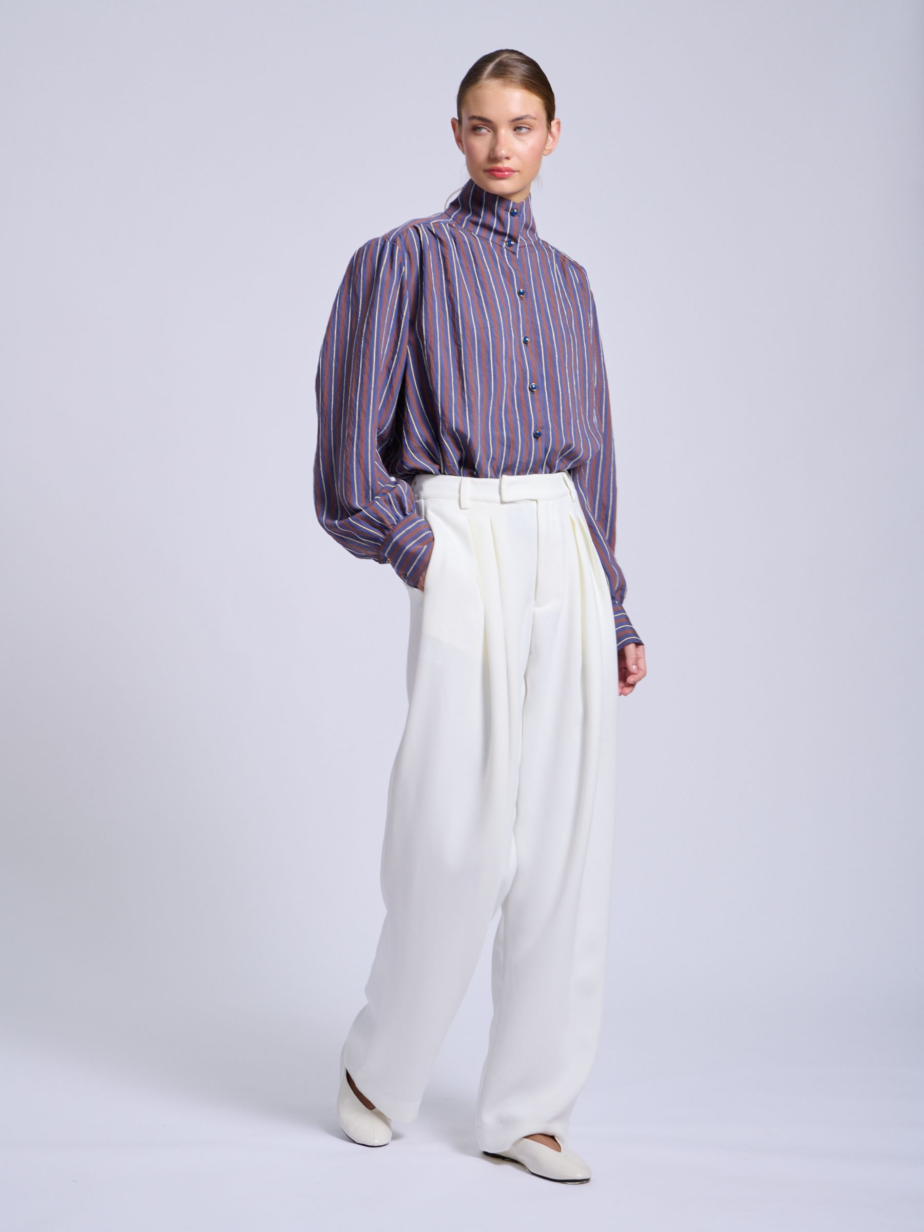 CEVENNES OFF WHITE PANTS
