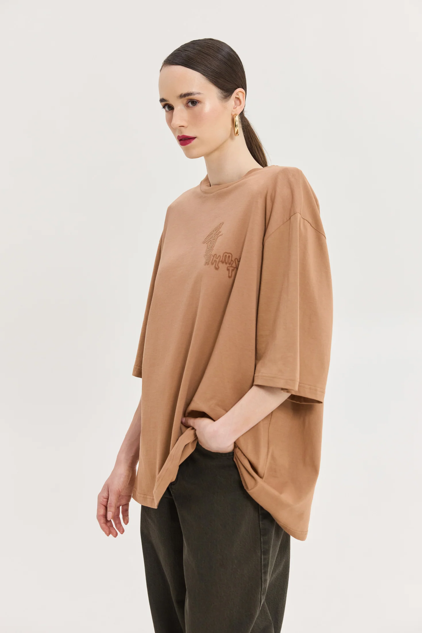 Sahara T-Shirt (Camel) - Image 3