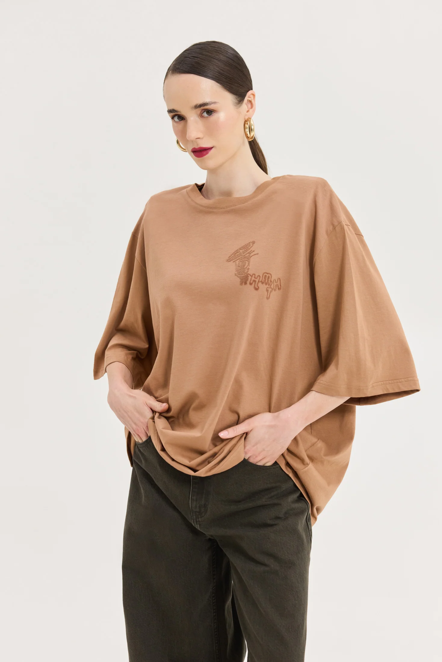 Sahara T-Shirt (Camel) - Image 4