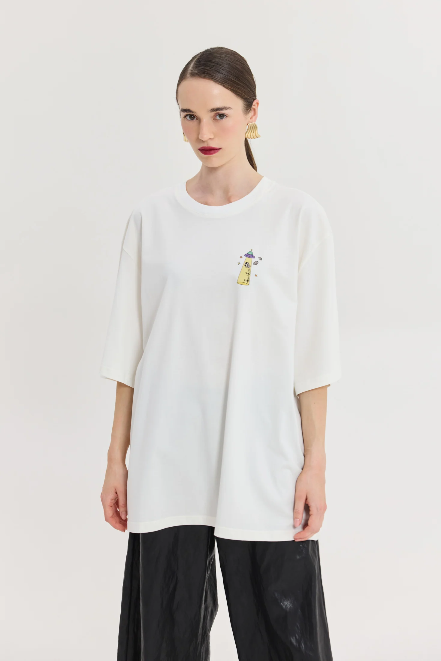 Cheetah Off White T-Shirt (One day at Miragia) - Image 2