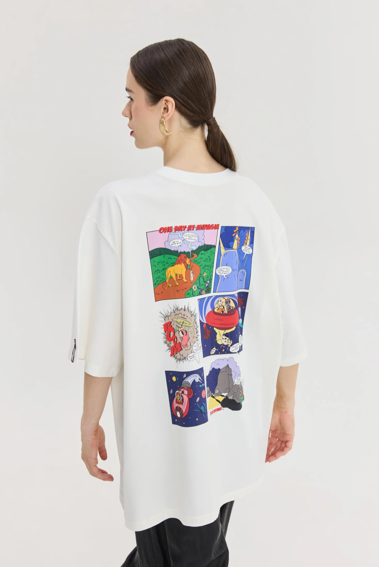 Cheetah Off White T-Shirt (One day at Miragia)