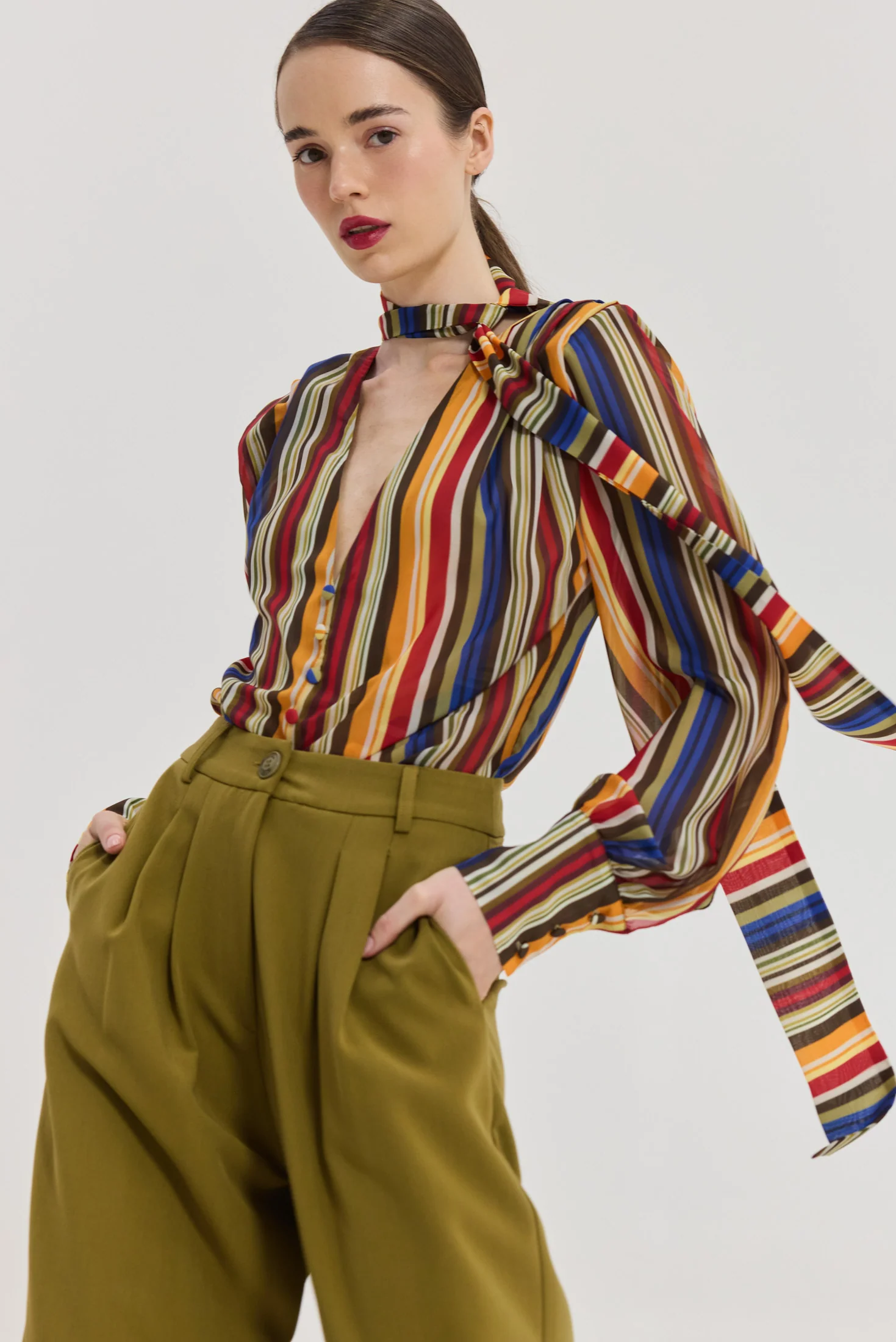Liqueur Body (Multicolor Stripes)