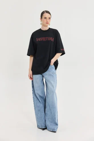 Cheetah Black T-Shirt (Metal Vibes)